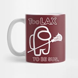 Lacrosse Among Us Sus, Lax Sus Mug